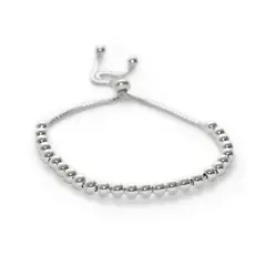 AMBAR JOYERIA - Pulsera de Plata 924 Anika de Bolitas 4mm Silver
