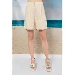 BANATY - SHORT LINO CASUAL AMARA SEMI OVERSIZE DE MUJER