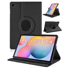 GENERICO - Funda Protector Giratorio 360° para S6 Lite 10 .4" - NEGRO