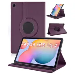 GENERICO - Funda Protector Giratorio 360° para S6 Lite 10 .4" - MORADO