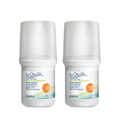ESIKA - Set x 2 Desodorante anti-transpirante roll on total sec ésika