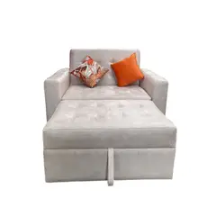 TEMEL - Sofá Cama Crema Plaza y media - iMUEBLES