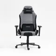 GENERICO - Silla Gamer Versus V40 Gris-Tela Reclinable Ergonómica