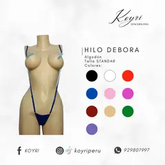 GENERICO - PACK 3 TANGA ERÓTICA HILO DEBORA