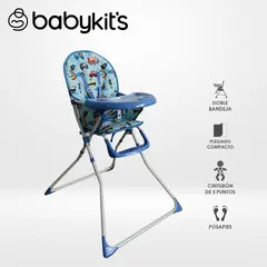 BABY KITS - Silla de Comer Vectra Azul