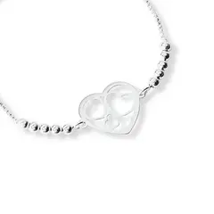 AMBAR JOYERIA - Pulsera de plata 925 Mis Amores