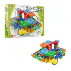 GENERICO - Lego Carrera de Canicas - Track Maze - 128 Pcs