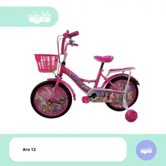 GENERICO - Bicicleta infaltil aro 12 modelo Tracy pink