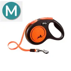 FLEXI - Correa Retractil New Neon Orange - M