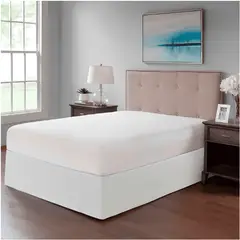 GENERICO - FALDON DE TARIMA KING 198CM x 203CM MINIMAL DRILL 30CM AVENA