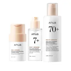 ANUA - SET RICE CARE CLEANSING + HIDRATING SERUM + INTENSIVE MILK
