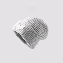 KAST PE - Beanie Gorro Santillana Grueso para Mujer - Gris