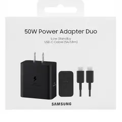 SAMSUNG - Cargador 50w Pd Cable Usb-c 1.8 m Para S25 Ultra