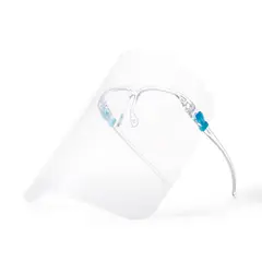 GENERICO - Protector Facial Tipo Lente de Seguridad PACK 25 UND