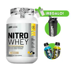 UNIVERSE NUTRITION - PROTEÍNA NITRO WHEY 1K VAINILLA + SHAKER + XB