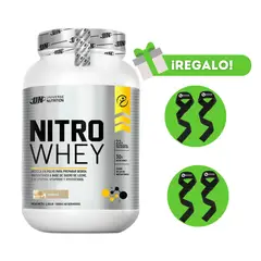 UNIVERSE NUTRITION - PROTEÍNA NITRO WHEY 1K VAINILLA + 2 STRAPS