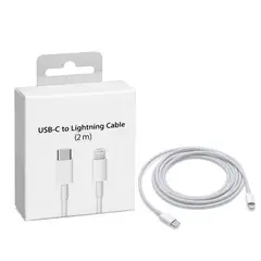 GENERICO - Cable USB-C a Lightning 2 METRO para CARGA RÁPIDA Alternativo de 20W