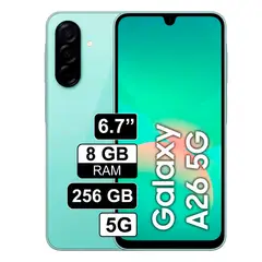 SAMSUNG - Celular Galaxy A26 5G 256GB - 8GB RAM Verde