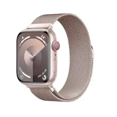 GENERICO - Correa de Acero Milanesa para Apple Watch 49mm - ROSE GOLD