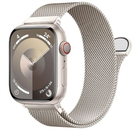 Correa de Acero Milanesa para Apple Watch 44mm - STARLIGHT