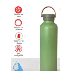 THERMOS - BOTELLA DE ACERO SWINGO VERDE DE 1LT