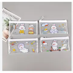 GENERICO - Cartuchera bunny transparente kawaii