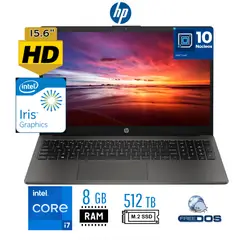 HP - Laptop HP,250 G10 , intel Core i7 13va Gen, Ram 8GB, SSD 512 GB, 15.6" HD FREEDOS 3.0