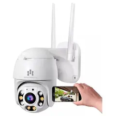 MADTRONIX - Camara de Seguridad Exterior IP Full HD Visión Nocturna WiFi