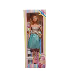 GENERICO - MUÑECA NIÑA PRINCESA HAPPY BIRTHDAY