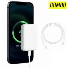 GENERICO - Combo Power Batería Magsafe 20000mah + Cable Tipo C A Lightning
