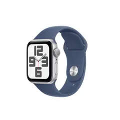 APPLE - Watch SE 2nd Gen 40mm GPS Aluminio Silver Denim M-L A2722