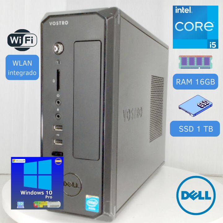 Computadora Vostro D06S Intel Core I5 1TB SSD 16GB RAM + W 10P