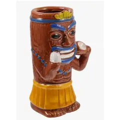 GENERICO - Taza Tiki Modelo Coco Hawaiano