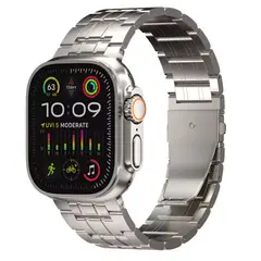 URVOI - Correa de Titanio Keepwin Mate para Apple Watch Ultra y Ultra 2