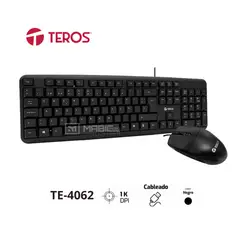 TEROS - KIT TECLADO Y MOUSE TE-4062N