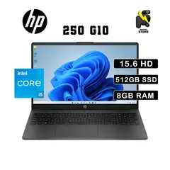 HP - LAPTOP 250 G10 / INTEL CORE i5-1335U /8GB RAM /512GB SSD/15.6" HD