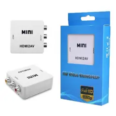 GENERICO - Adaptador Convertidor Hdmi A Rca Caudio Fullhd 1080p