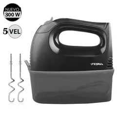 PRIMA - Batidora de Mano HM429-AN 300W Negro