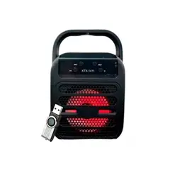 GENERICO - Parlante con Altavoces y Diseno Compacto KTX 1411 Negro