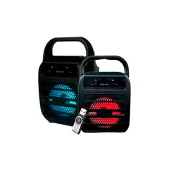 GENERICO - Parlante Portatil KTX 1411 en Tono Negro Y+Regalo Agendita