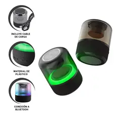 GENERICO - Pack2 Altavoz de Sonido Potente Wireless Y+Ligas de Regalo