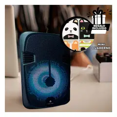 GENERICO - Parlante para Musica KTS1202 Tono Negro Y+Regalo Agendita