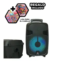 GENERICO - Speaker Facil de Usar KTS1202 en Negro Y+Ligas de Regalo