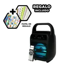 GENERICO - Parlante Moderno con Entrada USB Y+Papel de Regalo
