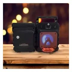 GENERICO - Pack4 Parlante Moderno Inalambrico Negro Y+Ligas de Regalo