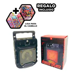 GENERICO - Pack12 Speaker KTS 1171 Pequeno en Negro Y+Ligas de Regalo
