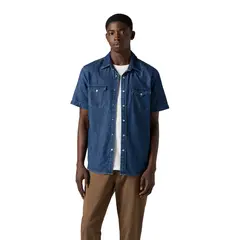 LEVIS - Camisa Hombre Classic Western Azul