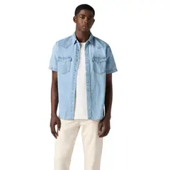 LEVIS - Camisa Hombre Classic Western Azul