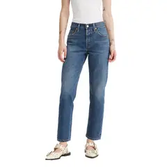LEVIS - Jeans Mujer 501 Crop Lightweight Azul