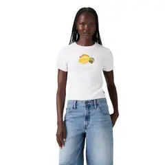 LEVIS - Polo Mujer Essential Sporty Tee Blanco